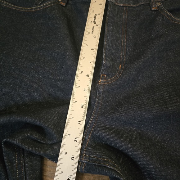 Spoke Denim 12oz Original Build C Jeans 40x27.5 Dark Wash Wide Leg - Picture 10 of 11